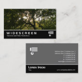 Carte De Visite Écran large 377 - Branches japonaises IV (Devant / Derrière)