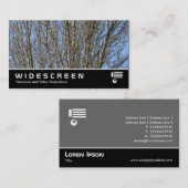 Carte De Visite Écran large 384 - Branches lumineuses (Devant / Derrière)