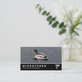 Carte De Visite Écran large 390 - Mallard Duck (Debout devant)