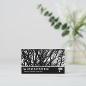 Carte De Visite Écran large 393 - Branches à contraste élevé (Debout devant)