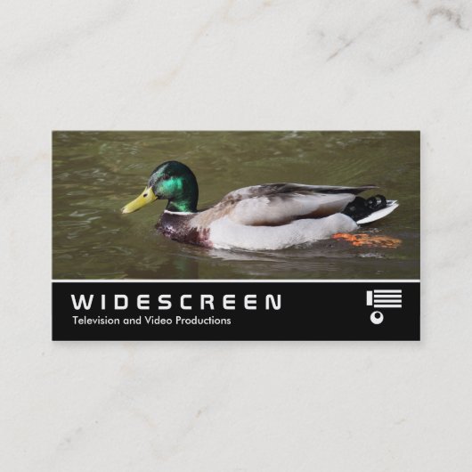 Carte De Visite Écran large 401 - Mallard Duck (Devant)