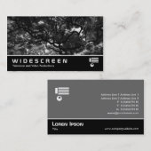 Carte De Visite Écran large 410 - Parmi les Magnolia Trees (Devant / Derrière)