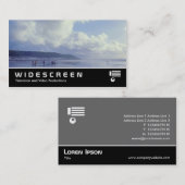 Carte De Visite Écran large 414 - Balnéaire (Devant / Derrière)