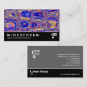 Carte De Visite Écran large 419 - Abstrait fractal 061012a (Devant / Derrière)