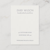 Carte De Visite Ecran Lilac Aquarelle Confetti 2 Écran Écran (Dos)