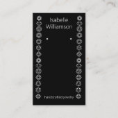 Carte De Visite Écran minimal de bijoux artisanaux Chakras (Devant)