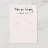 Carte De Visite Écran moderne tendance de bijoux chic (Devant)