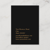 Carte De Visite Écran Motif  Empreinte de léopard chic (Dos)