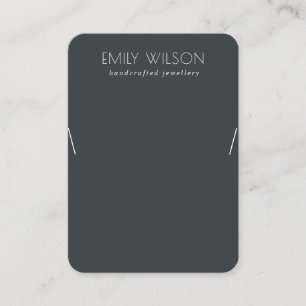 Carte De Visite Écran noir et blanc minimaliste