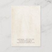 Carte De Visite Écran Pendentif de collier de peinture de calque (Dos)