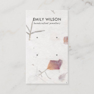 CARTE DE VISITE ÉCRAN PINK PETAL FABRIQUÉ À LA MAIN PAPIER 2 É