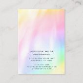 Carte De Visite Écran Porte - clé de la déesse Céleste Mystique de (Dos)