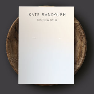 Carte De Visite Écran simple et moderne Ombre à oreilles