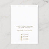 Carte De Visite Écran Spirituel 7 Chakra Élevant Bijoux (Dos)