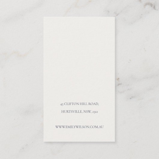 Carte De Visite Ecran vert Confetti Stud 3 oreille (Dos)