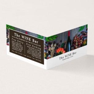 Carte De Visite Écran Vin, Bar À Vins / Vin, Détail