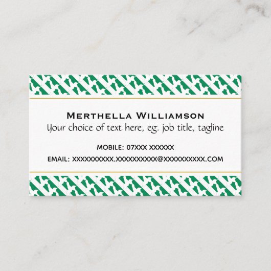 Carte De Visite Écriture chrétienne NIGERIA Jean 3:16 (Devant)