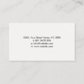 Carte De Visite Écriture créative - Arbre d'encre de fontaine (Dos)