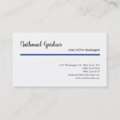 Carte De Visite Écriture manuscrite de tendance Simple créative mo (Devant)