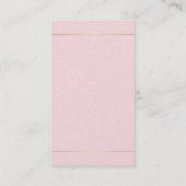 Carte De Visite Écriture manuscrite luxueuse moderne stylée (Dos)