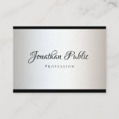 Carte De Visite Écriture manuscrite moderne personnalisée Modèle m (Devant)