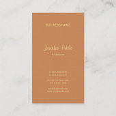 Carte De Visite Écriture manuscrite Nom du script Modèle Moderne É (Dos)