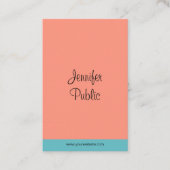 Carte De Visite Écriture manuscrite Nom du script Trending Modern  (Devant)