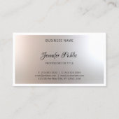 Carte De Visite Écriture manuscrite Script Beauté Salon Modèle ten (Dos)