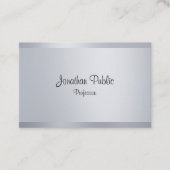 Carte De Visite Écriture manuscrite Script Modèle moderne Faux Arg (Devant)