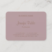 Carte De Visite Écriture manuscrite Script Modern Elite Design Mod (Dos)