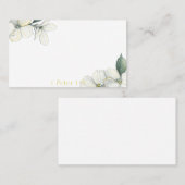 Carte de visite, écriture sainte, cornouiller, (Devant / Derrière)