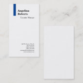 Carte De Visite Écriture tendance professionnelle simple minimalis (Devant / Derrière)