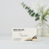 Carte De Visite Écrivain bibliothécaire de l'Open Book Blogger (Debout devant)