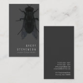 Carte De Visite Écrivain de science-fiction Black House Fly (Devant / Derrière)