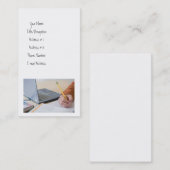 Carte De Visite Écrivain indépendant (Devant / Derrière)