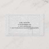 Carte De Visite Ecrivain indépendant Géométrie sacrée Spirale doré (Dos)