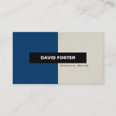 Carte De Visite Écrivain Technique - Simple Élégant Design (Devant)