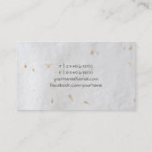 Carte De Visite Écrivains blancs noirs Auteurs Stylo Dip Papier ar (Dos)