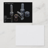 Carte De Visite Écrous - et - boulons (Devant / Derrière)