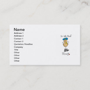 Carte De Visite Écrous sur les T-shirts et cadeaux de la police