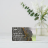 Carte De Visite Écureuil sur l'arbre (Debout devant)