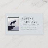 Carte De Visite Écurie Moderne Minimaliste (Devant)