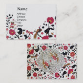 CARTE DE VISITE EDEN / JARDIN BLANC (Devant / Derrière)