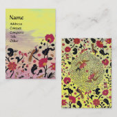 CARTE DE VISITE EDEN / JARDIN BLANC (Devant / Derrière)