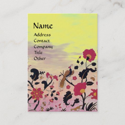 CARTE DE VISITE EDEN / JARDIN BLANC (Devant)