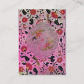 Carte De Visite EDEN / JARDIN BLANC, améthyste rose noir rouge (Dos)