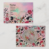 CARTE DE VISITE EDEN / JARDIN WHIMSIQUE EN PARKLES D'OR (Devant / Derrière)