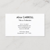 Carte De Visite Edgar Degas - Coton Office New Orleans - QR Code (Dos)