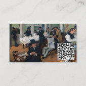 Carte De Visite Edgar Degas - Coton Office New Orleans - QR Code (Devant)