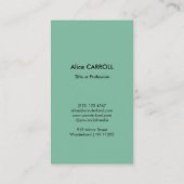 Carte De Visite Edgar Degas - Danseuse basculant - Code QR (Dos)